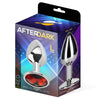 Plug Anal con Joya Rojo Rubí Talla L Aluminio - Kinkyloov