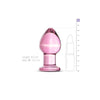 Plug anal Cristal Rosa