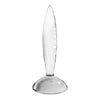 Plug Anal Sparkling Crystal Hot and Cold Transparente