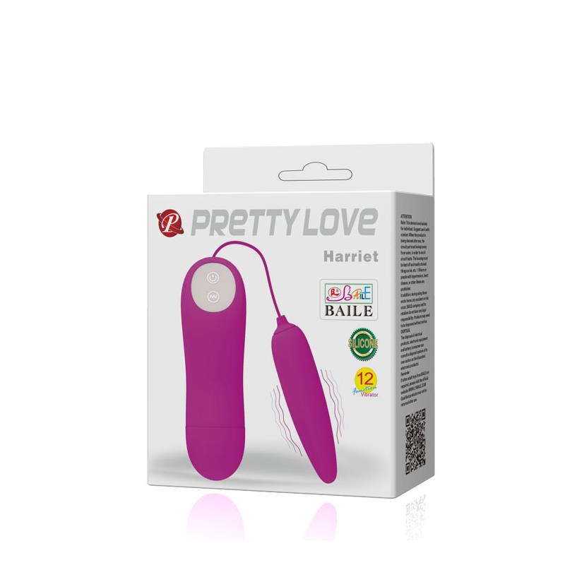 Pretty Love Huevo Vibrador Harriet Color Púrp CL70