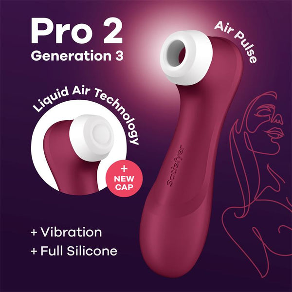 Satisfyer Pro 2 Gen 3 SIN APP Color Vino