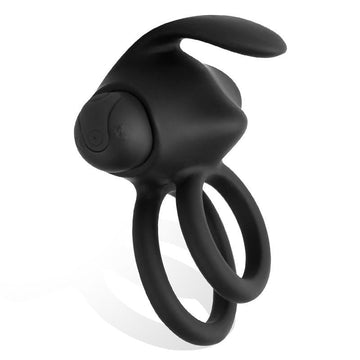 Reerin Anillo Vibrador USB Dual Control Remoto USB Silicona - Kinkyloov
