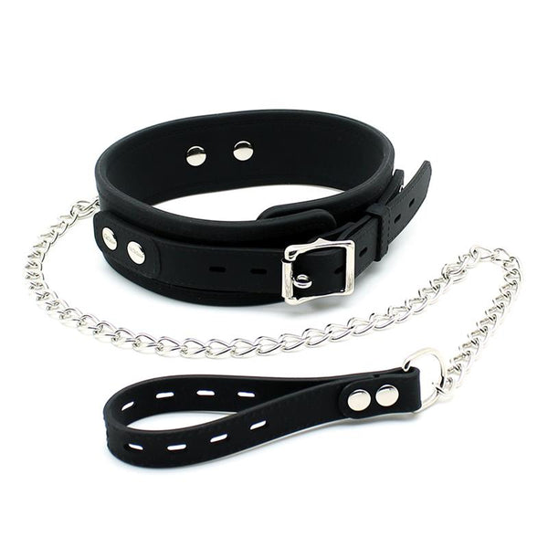 Rimba Latex Play Collar con Correa - Kinkyloov