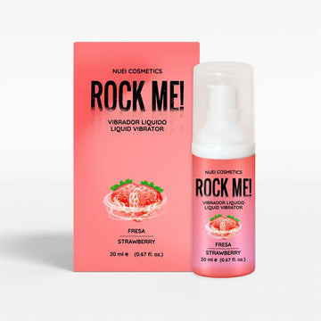 Rock Me! Vibrador Líquido Fresa 20 ml - Kinkyloov