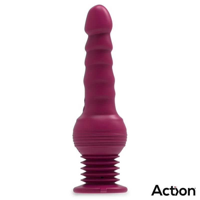 Rocket Vibrador con Thrusting Ultra Jet Thruster con Potente Ventosa - Kinkyloov