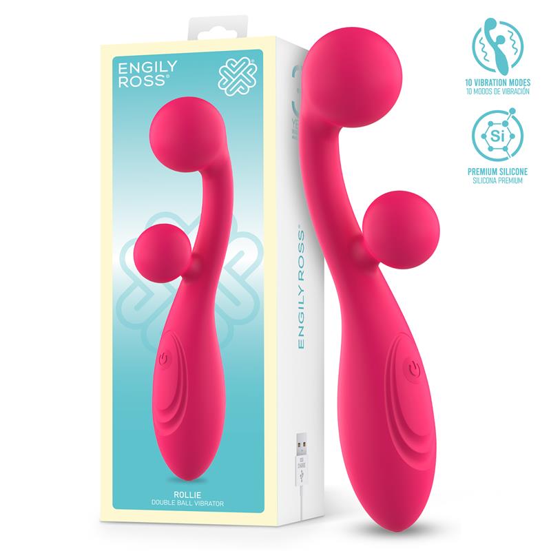 Rollie Vibrador con Doble Bola Estimuladora - Kinkyloov