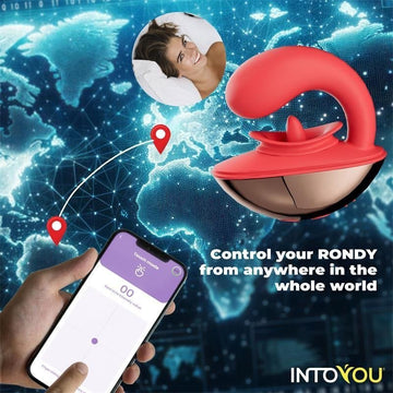 Rondy Estimulador con Vibración y Lengua con App - Kinkyloov