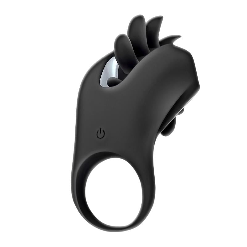 Rower Anillo Vibrador con Lengua Rotadora - Kinkyloov