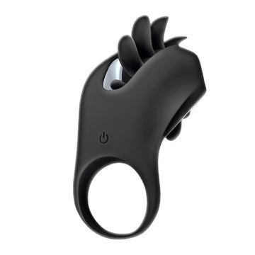 Rower Anillo Vibrador con Lengua Rotadora - Kinkyloov