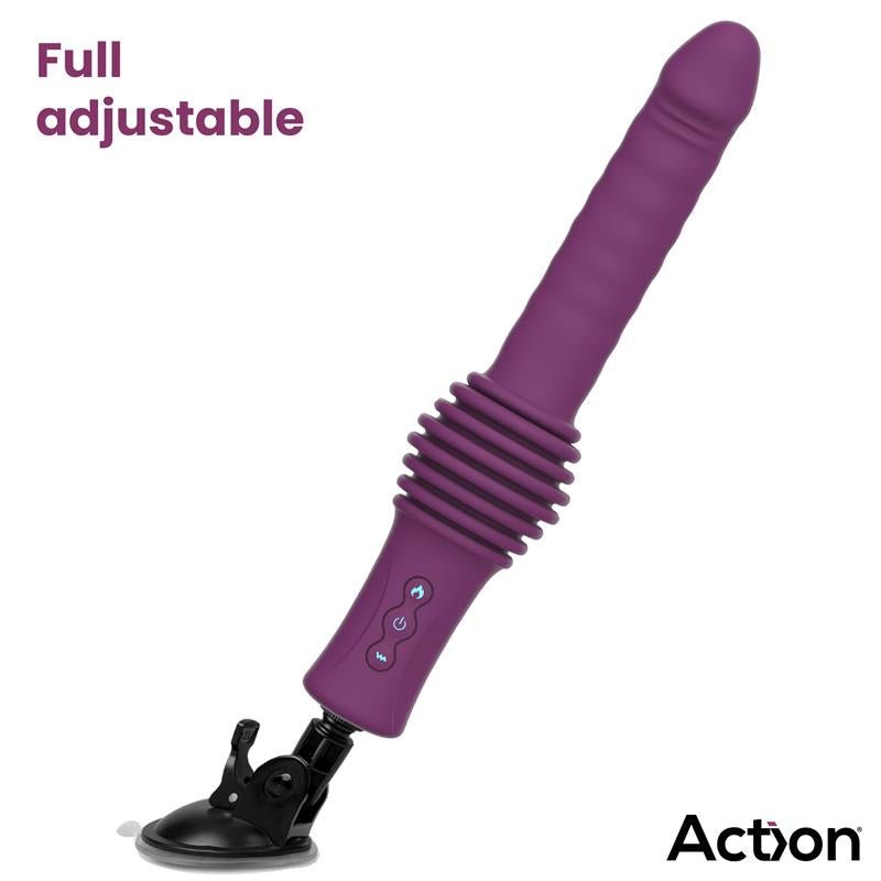 Roxer Sex Machine con Vibración, Thrusting, Efecto Calor y Control Remoto - Kinkyloov