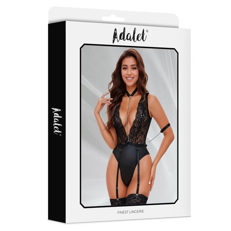 Ruby Bodysuit con Liguero - Kinkyloov