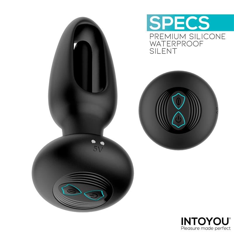 Sasha Plug con Vibración y Lengua Flipping yControl Remoto - Kinkyloov
