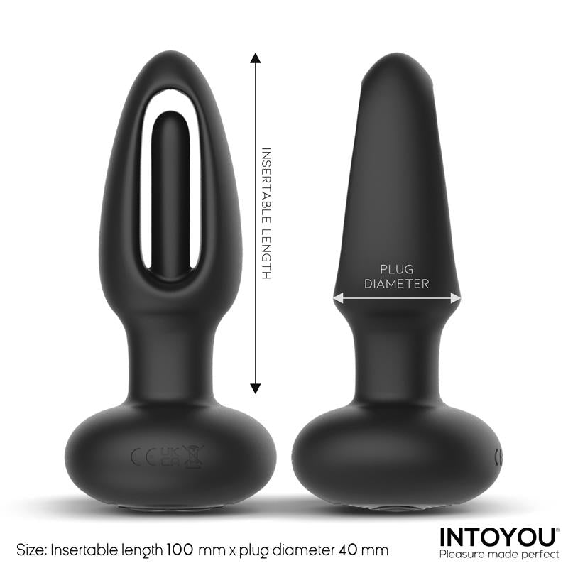 Sasha Plug con Vibración y Lengua Flipping yControl Remoto - Kinkyloov