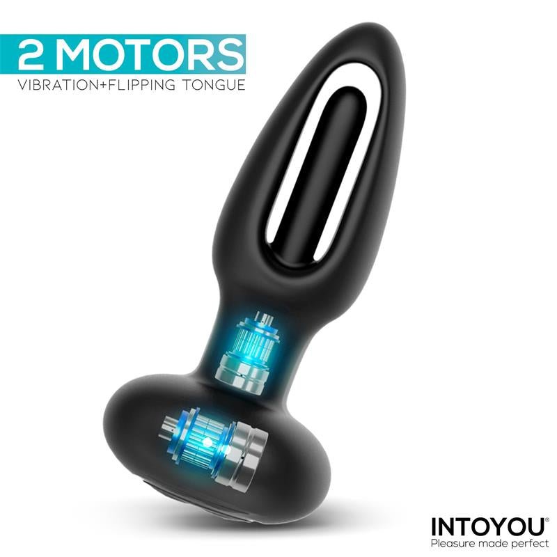 Sasha Plug con Vibración y Lengua Flipping yControl Remoto - Kinkyloov