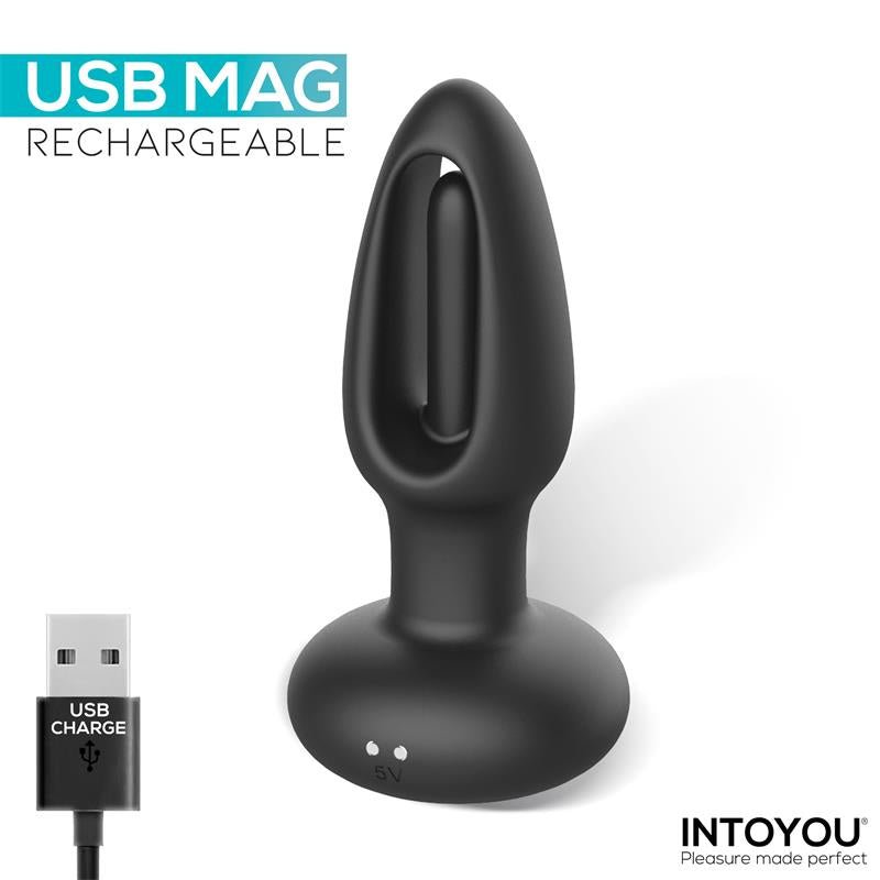 Sasha Plug con Vibración y Lengua Flipping yControl Remoto - Kinkyloov