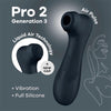 Satisfyer Pro 2 Gen 3 SIN APP Color Negro - Kinkyloov