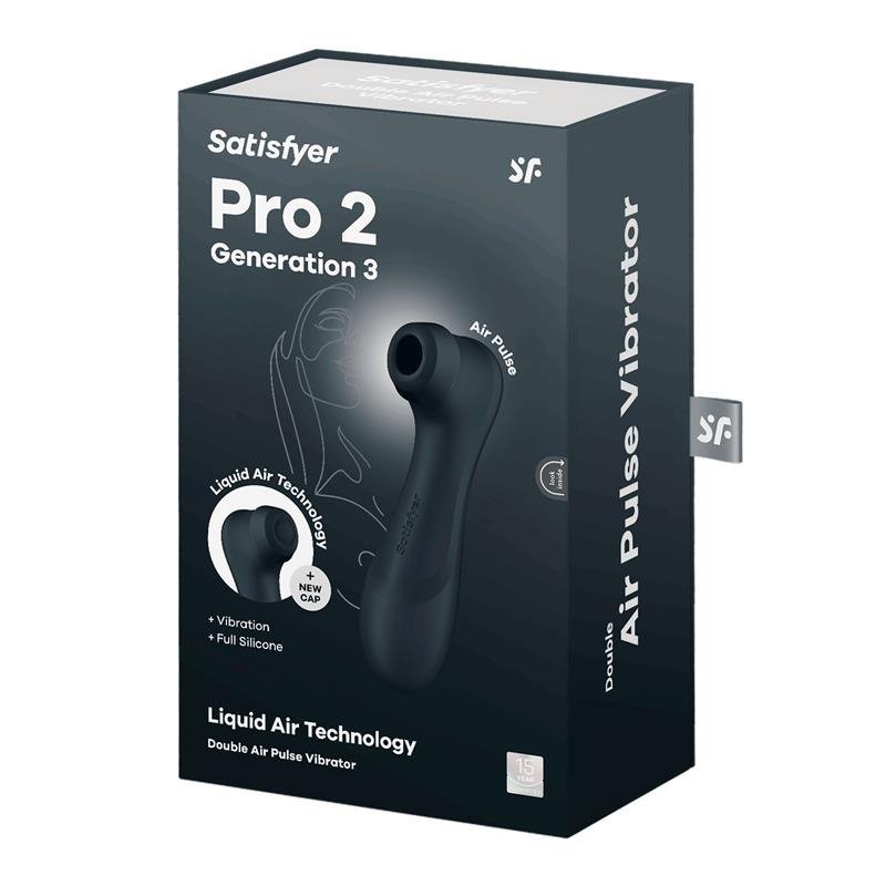 Satisfyer Pro 2 Gen 3 SIN APP Color Negro - Kinkyloov