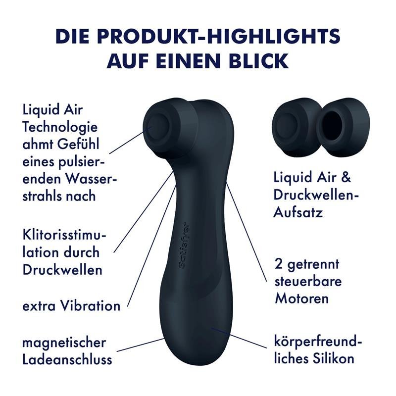 Satisfyer Pro 2 Gen 3 SIN APP Color Negro - Kinkyloov