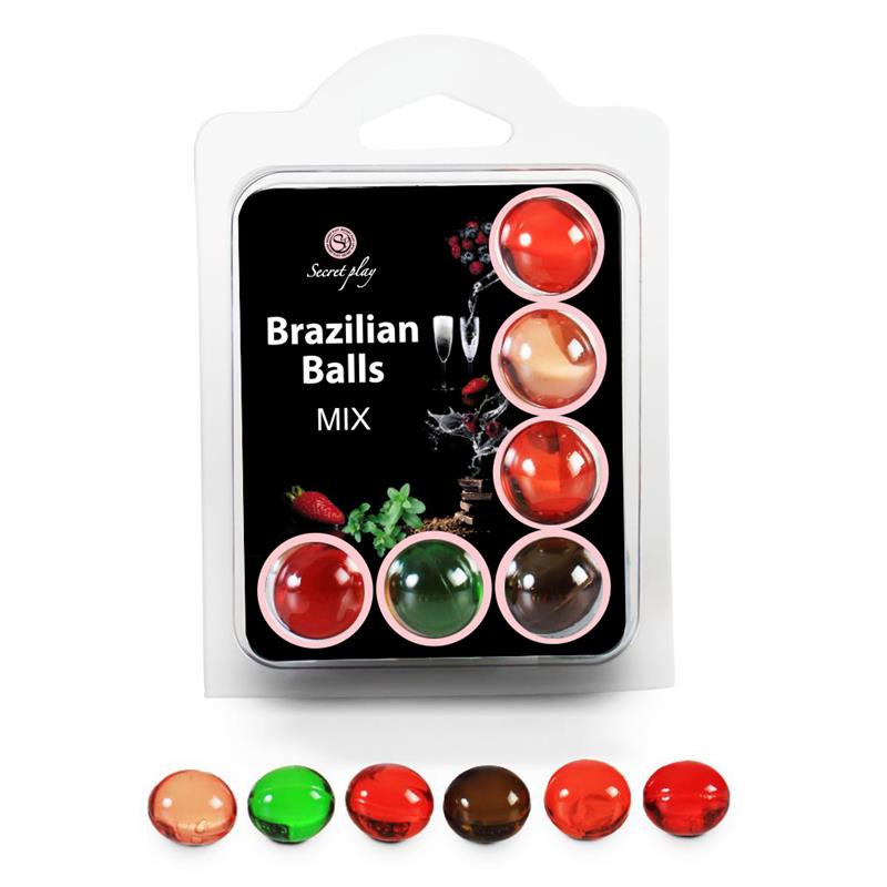 Secret Play Set 6 Brazilian Balls Aromas - Kinkyloov