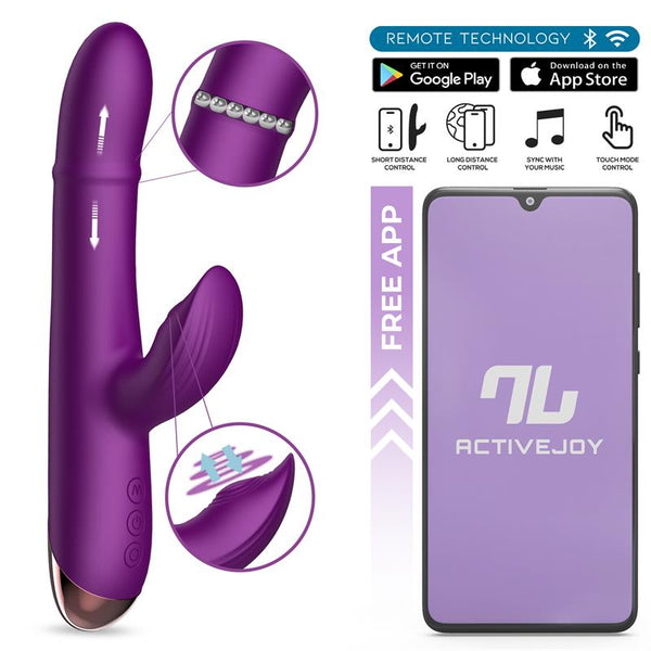 Sendel Vibrador con Anillo de Bolas Internas Up and Down y Pulsación con App