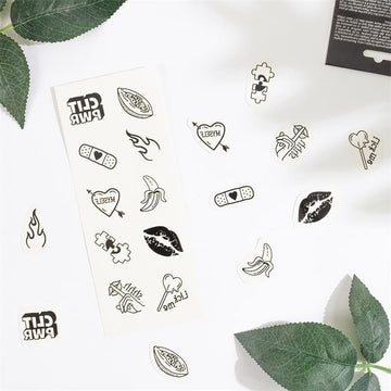 Set de 10 Tattoos Temporales Candy Collection - Kinkyloov