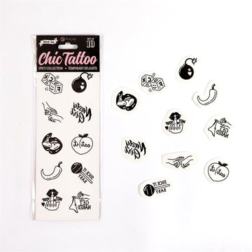 Set de 10 Tattoos Temporales Spicy Collection - Kinkyloov
