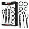 Set de 7 Anillos para el Pene Silicona Sólida - Kinkyloov