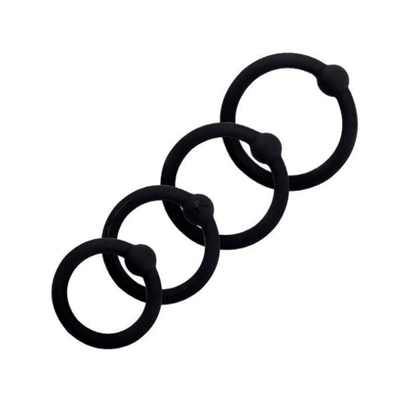 Set de 7 Anillos para el Pene Silicona Sólida - Kinkyloov
