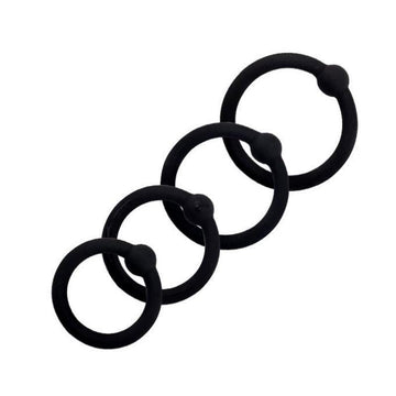Set de 7 Anillos para el Pene Silicona Sólida - Kinkyloov