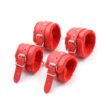 Set de Bondage 10 Piezas Rojo - Kinkyloov