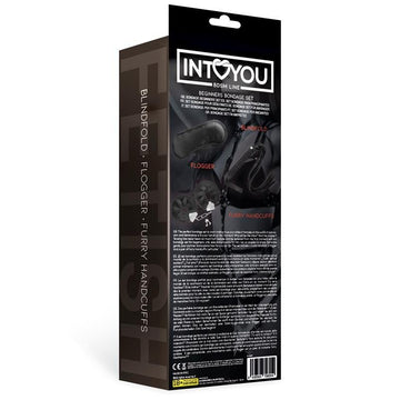 Set de Bondage para Principiantes Beginners 3 Piezas Negro - Kinkyloov