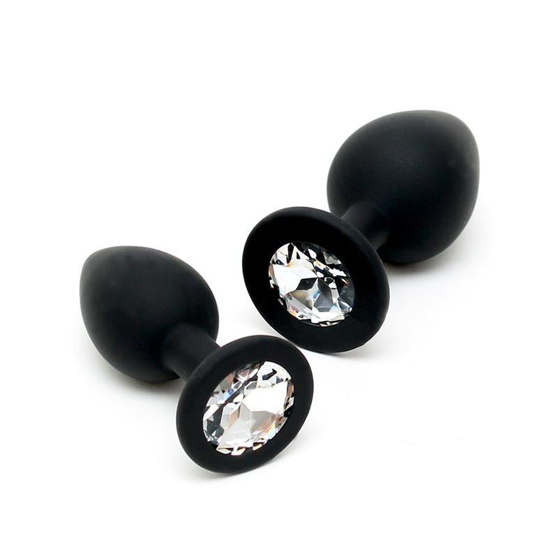 Set de Dos Plugs Anales Silicona - Kinkyloov