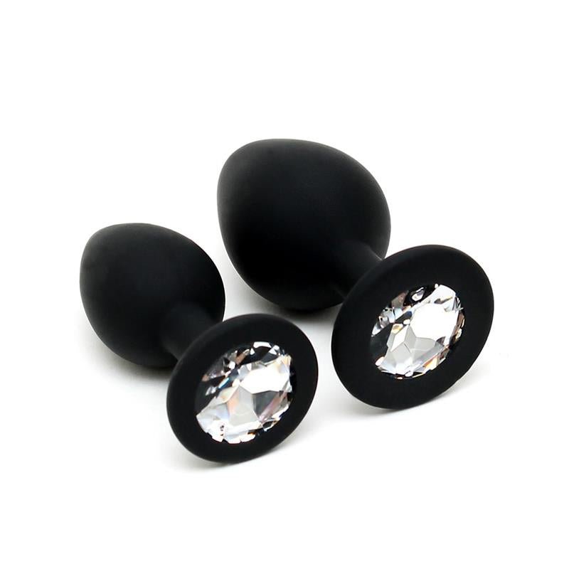 Set de Dos Plugs Anales Silicona - Kinkyloov
