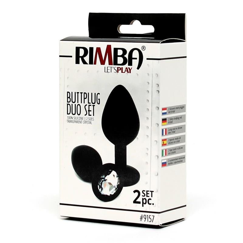 Set de Dos Plugs Anales Silicona - Kinkyloov