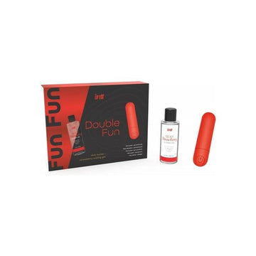 Set Mini Bala Vibradora y Gel Deslizante Fresa 50 ml - Kinkyloov