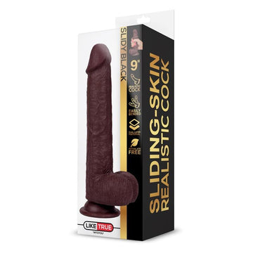 Slidy Dildo Realista Dual Layer Retráctil y Orientable 9 - Kinkyloov