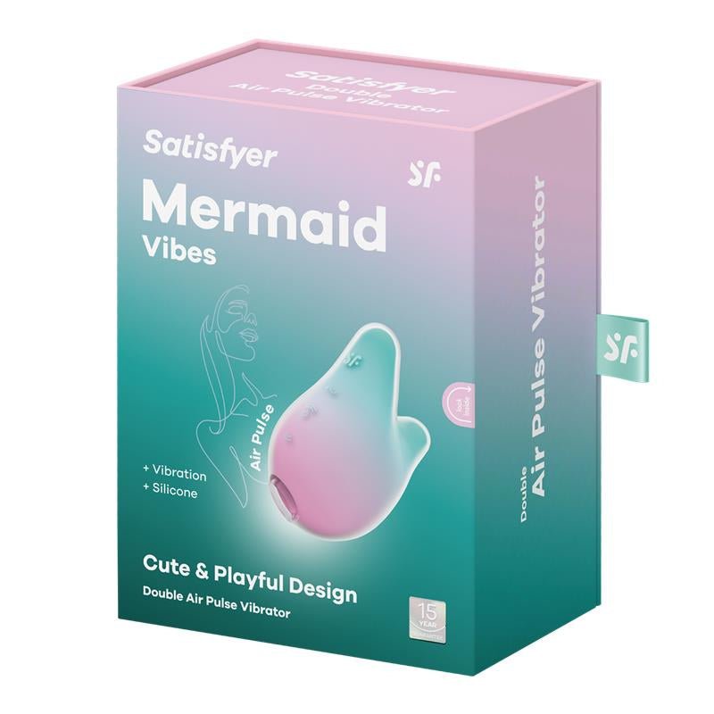 Succionador de Clítoris Mermaid Vibes Menta y Rosa - Kinkyloov