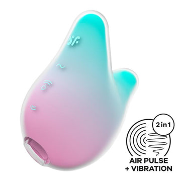 Succionador de Clítoris Mermaid Vibes Menta y Rosa