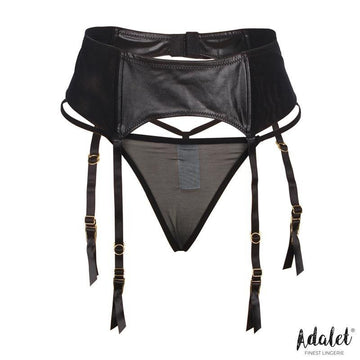Tessy Set de Liguero con Tanga - Kinkyloov