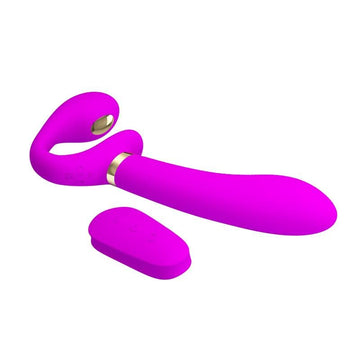 Thunderbird Vibrador para Parejas sin Arnés con Control Remoto - Kinkyloov