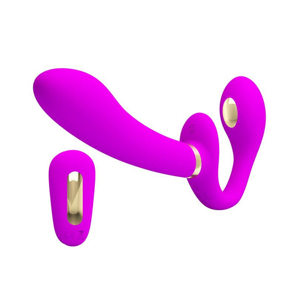 Thunderbird Vibrador para Parejas sin Arnés con Control Remoto