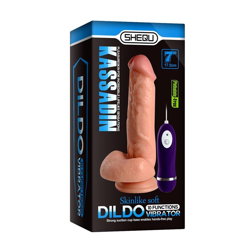 Vibrador Realista Control Remoto Kassadin 17.5 cm - Kinkyloov