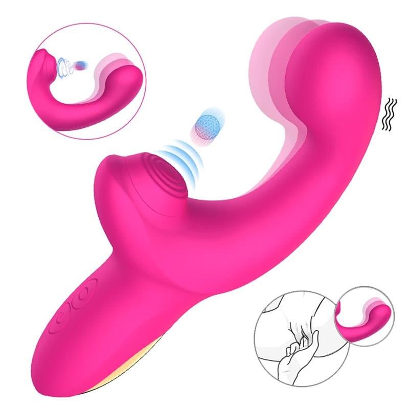 Volse Vibrador Triple Función con Finger y Pulsación Tapping - Kinkyloov