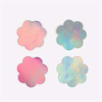 Wow Boobs! Cubre Pezones Flores Holográficos - Kinkyloov