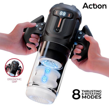 Zyon Masturbador Automático Avanzado con Up and Down y Rotación - Kinkyloov
