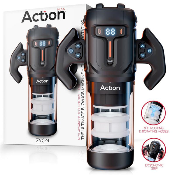 Zyon Masturbador Automático Avanzado con Up and Down y Rotación - Kinkyloov